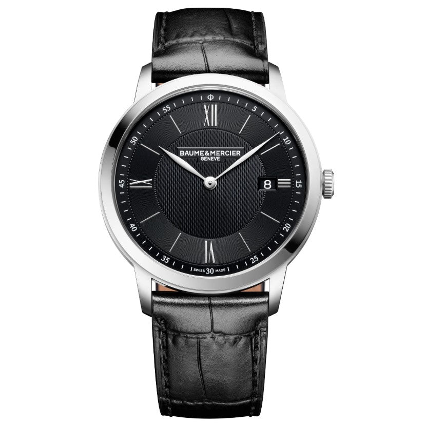 Classima 10881 Quarzo Nero Pelle 40mm