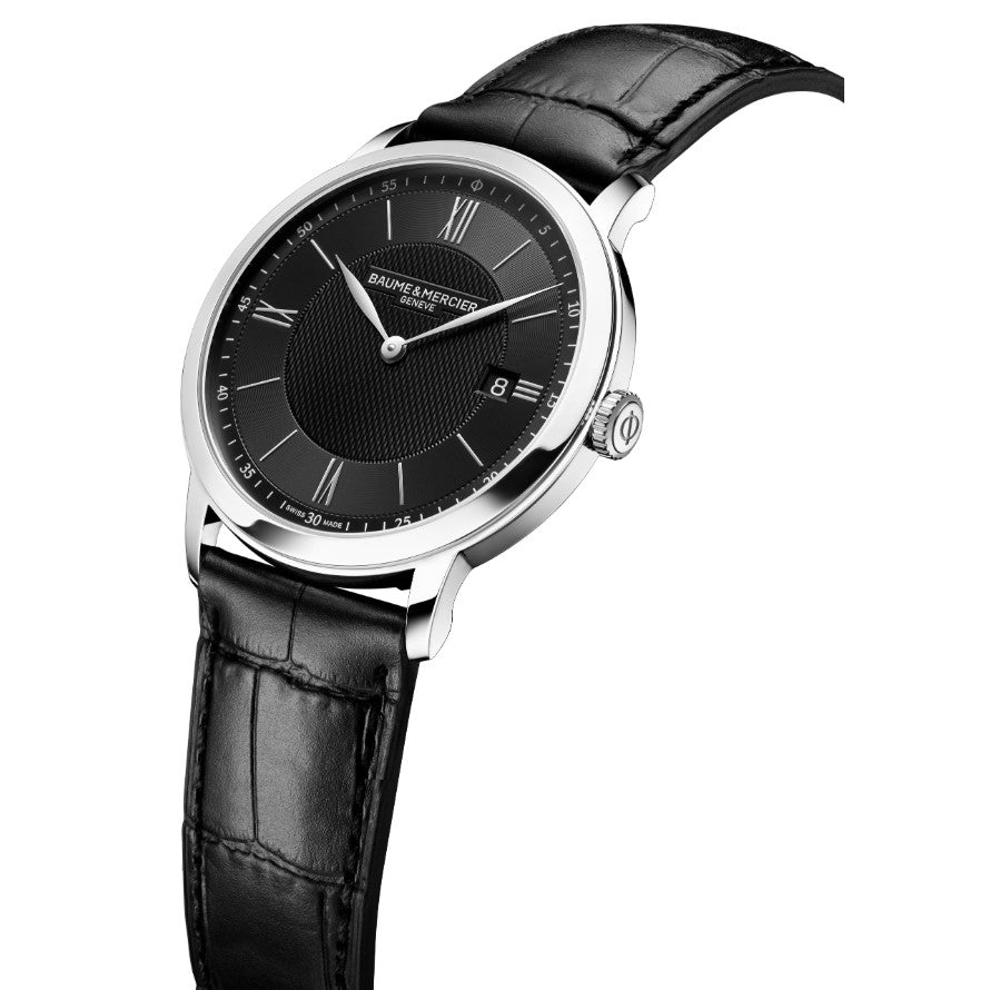 Classima 10881 Quarzo Nero Pelle 40mm