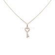Collana Chiave Cuore in Oro Rosa e Diamanti-Girocolli-CRIVELLI- [SKU] -Gioielleria Granarelli