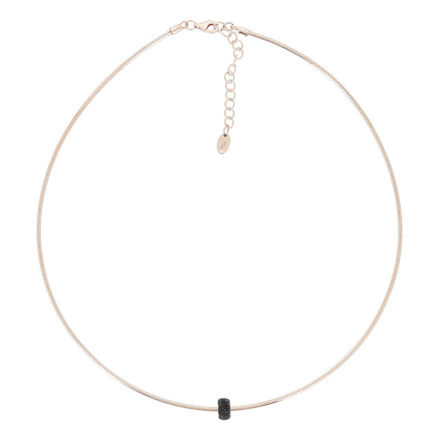 Collana DNA con Rondella Polvere Nera-Girocolli-PESAVENTO-Gioielleria Granarelli