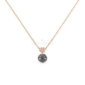 Collana Fantasia con Diamanti bianchi e neri-Girocolli-CRIVELLI- [SKU] -Gioielleria Granarelli