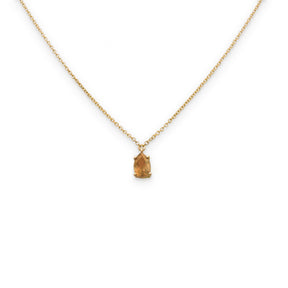 Collana Goccia Tormalina Arancio-Collane-GioGio-Gioielleria Granarelli