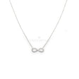 Collana Infinito con Diamanti in Oro Bianco-Girocolli-CRIVELLI- [SKU] -Gioielleria Granarelli