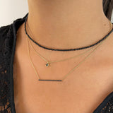 Girocolli Collana Punto Luce nero GioGio