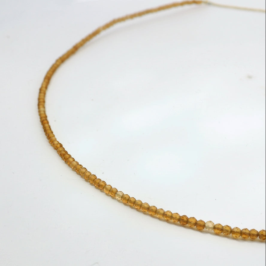 Collana pietre  naturali "Quarzo Citrino"