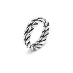 Anello Corda in Argento-Anelli-RASPINI-Gioielleria Granarelli