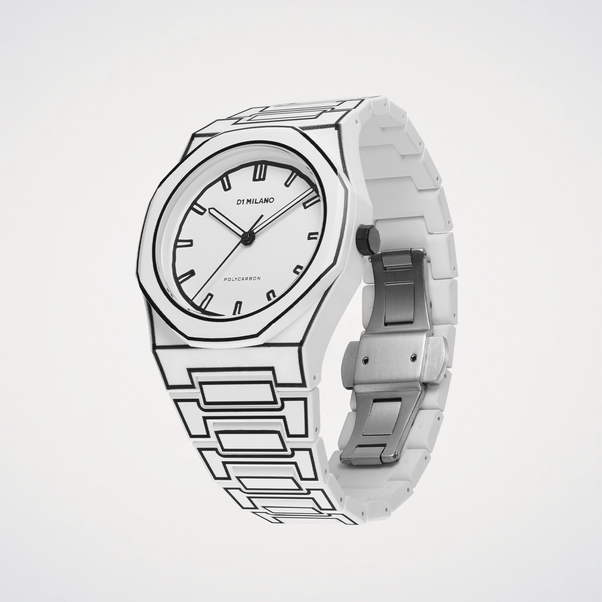 White Sketch Polycarbon 40,5mm-Orologi-D1 MILANO-Gioielleria Granarelli