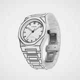 White Sketch Polycarbon 40,5mm-Orologi-D1 MILANO-Gioielleria Granarelli
