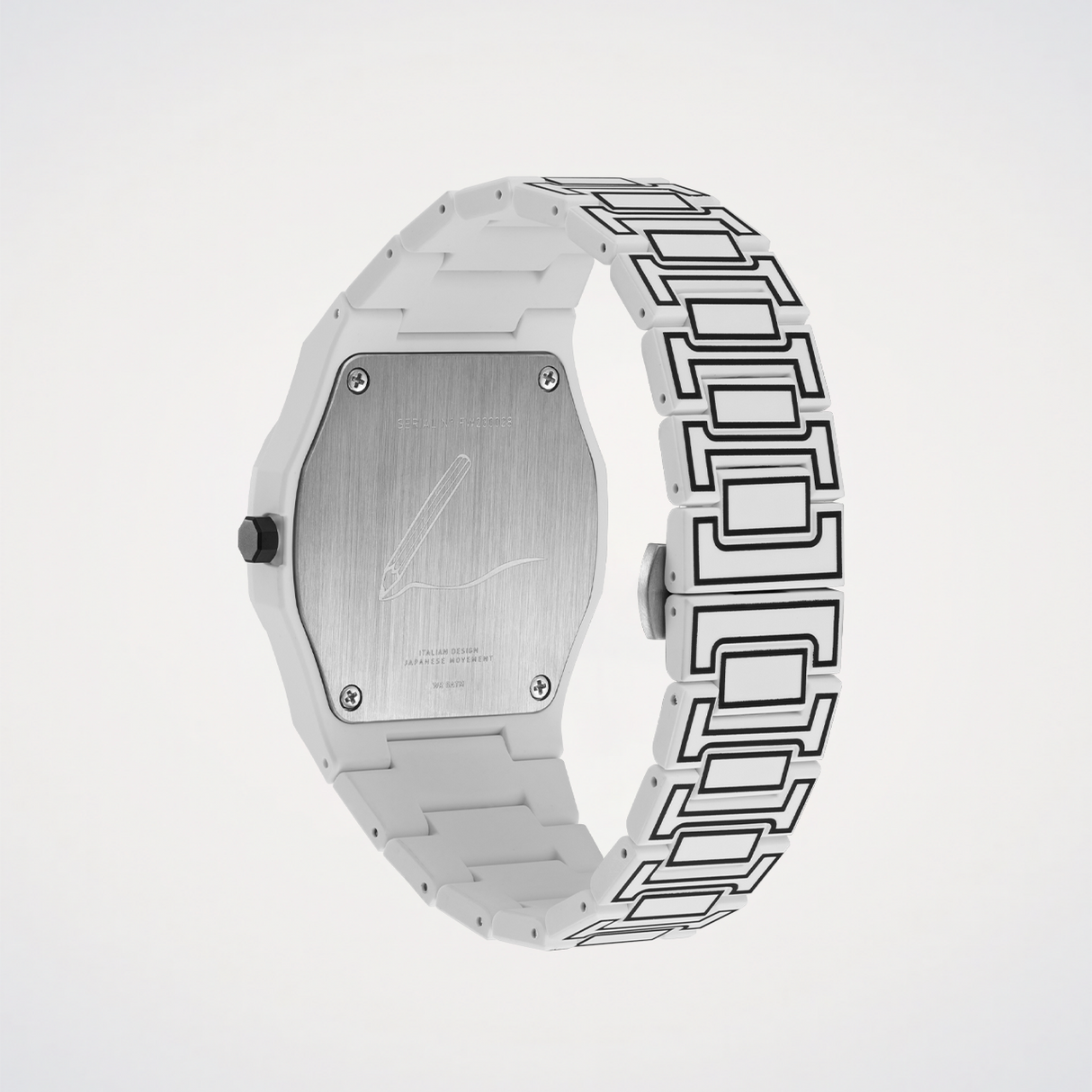 White Sketch Polycarbon 40,5mm-Orologi-D1 MILANO-Gioielleria Granarelli