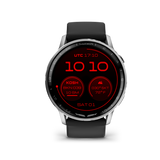 D2™ Air X15 Silver with Black Silicone Band