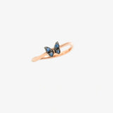 Dodo Ring Precious Zaffiri Butterfly