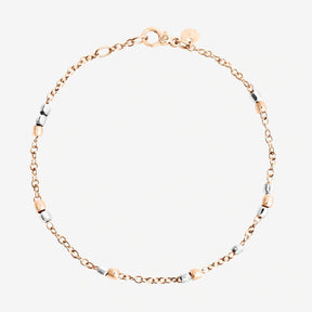 Bracciale DoDo Rosario Oro Rosa e Argento-Bracciali-DODO-Gioielleria Granarelli
