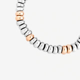 Bracciale DoDo Rondelle Maxi Argento e Oro Rosa