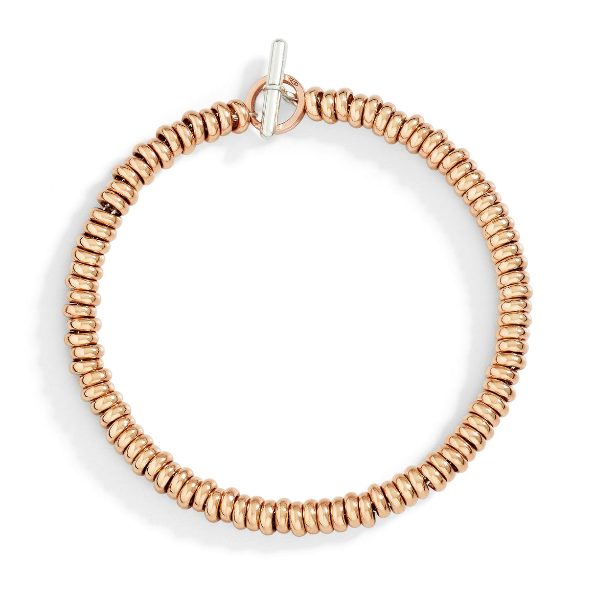 Bracciale DoDo Rondelle Oro Rosa - Brisè Rosa 9kt