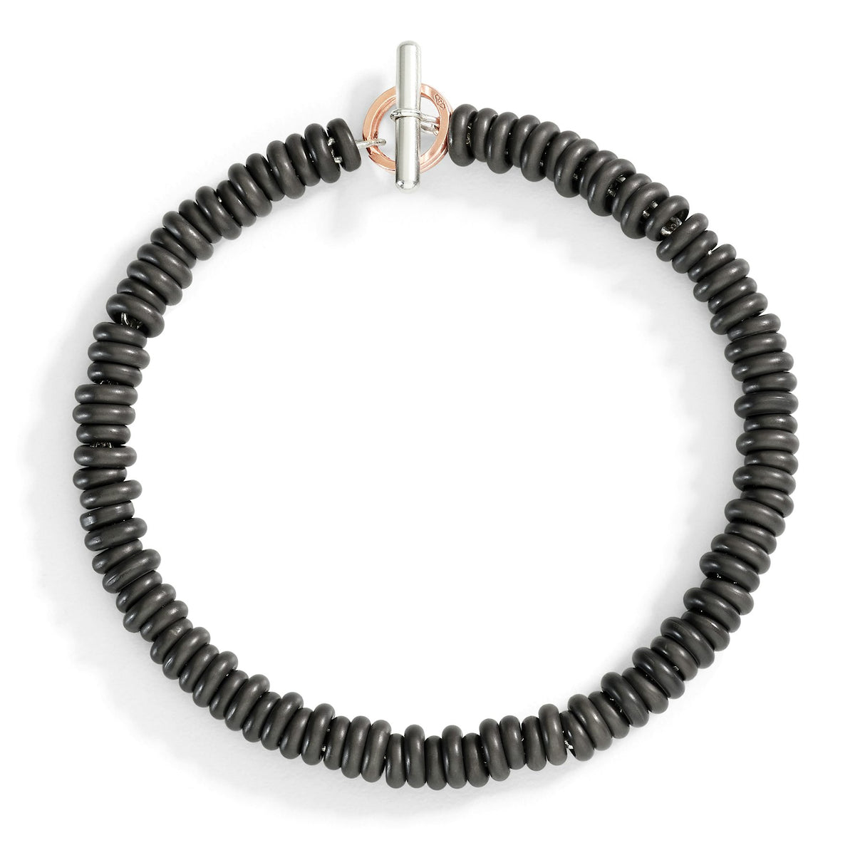 DoDo Rondelle Titanium Bracelet - Brisè Pink 9kt