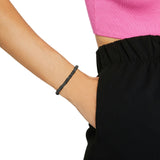 DoDo Rondelle Titanium Bracelet - Brisè Pink 9kt