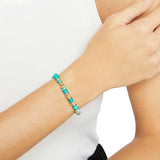 DoDo Rondelle-Armband in Gold, Silber und Türkis – Cover Brisè