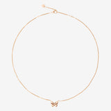 Dodo Rose Gold Butterfly ketting