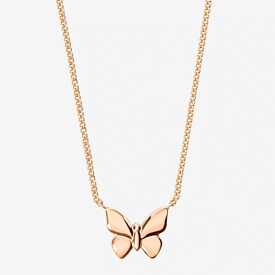 Dodo Rose Gold Butterfly ketting