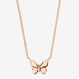 Dodo Rose Gold Butterfly ketting
