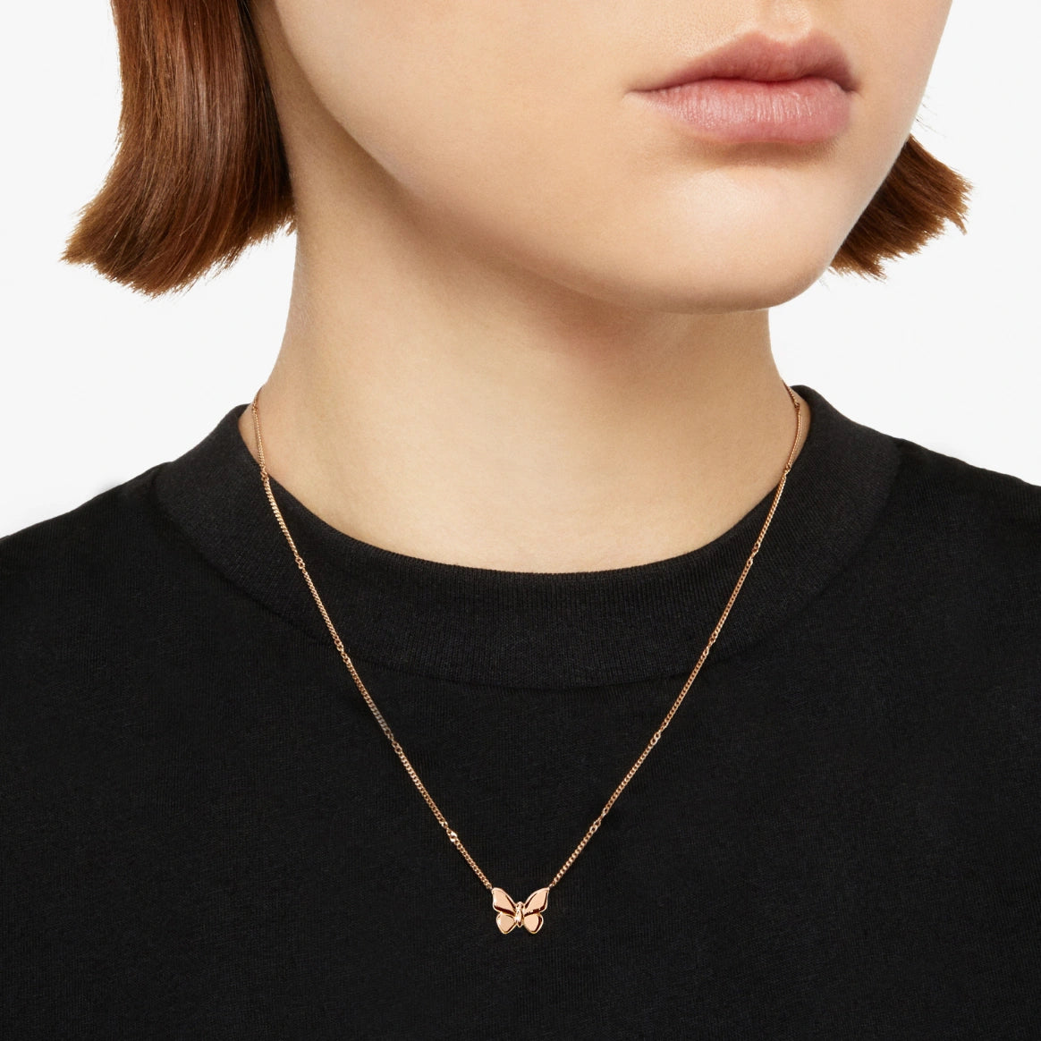 Dodo Rose Gold Butterfly ketting