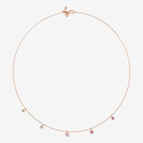 Collana DoDo Bollicine Prezioso 5 pendenti-DODO-DCC3002BOLLIMIX9R-Gioielleria Granarelli