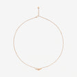 Collana DoDo Nodo Oro Rosa e Diamante Bianco-DODO-DCC3003KNOT0DB09R-Gioielleria Granarelli