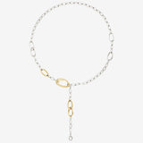 Collana DoDo Essentials Argento e Argento Dorato-Girocolli-DODO-Gioielleria Granarelli
