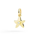 Charm DoDo Stella Oro Giallo e Diamante