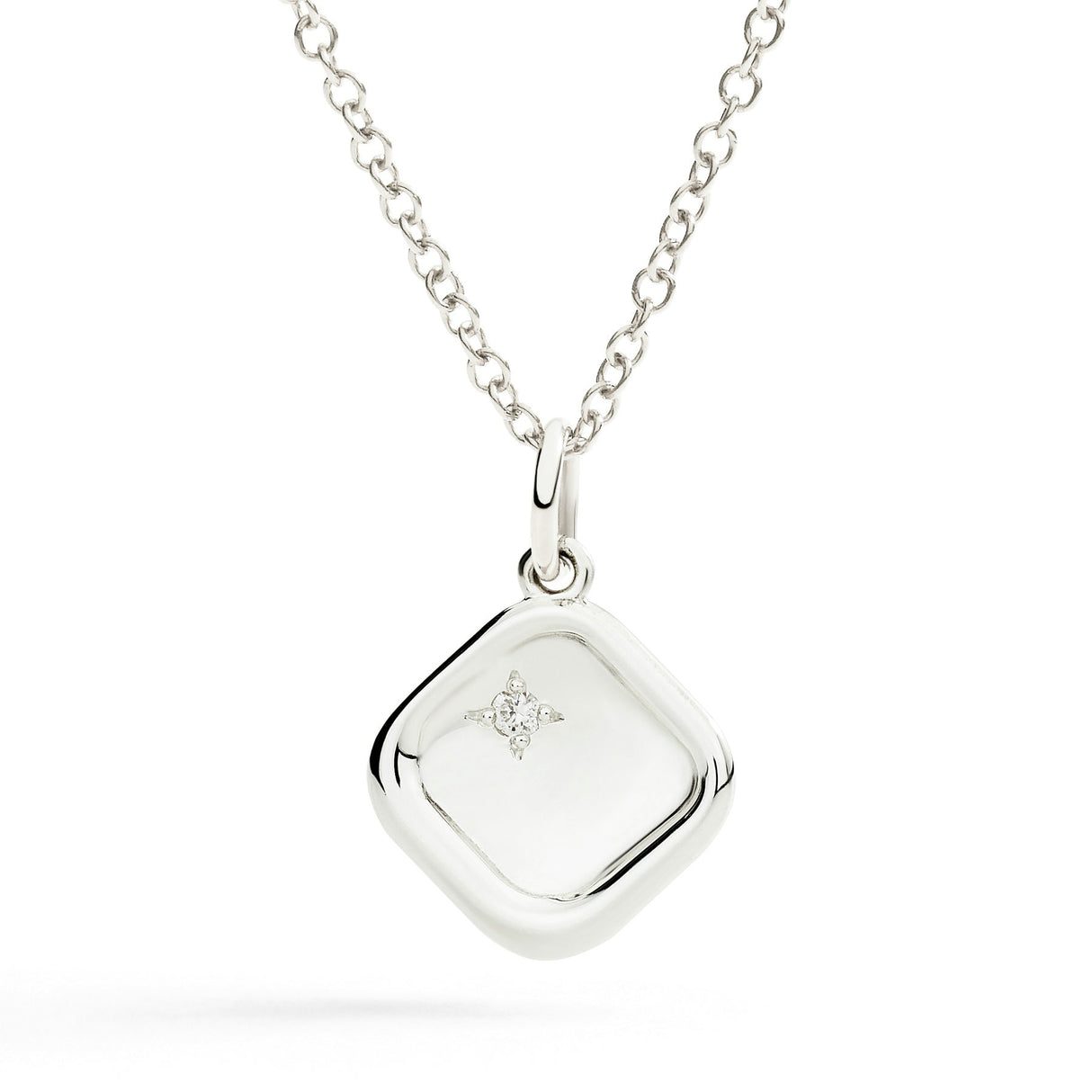 Charm DoDo Sigillo Argento e Diamante Bianco