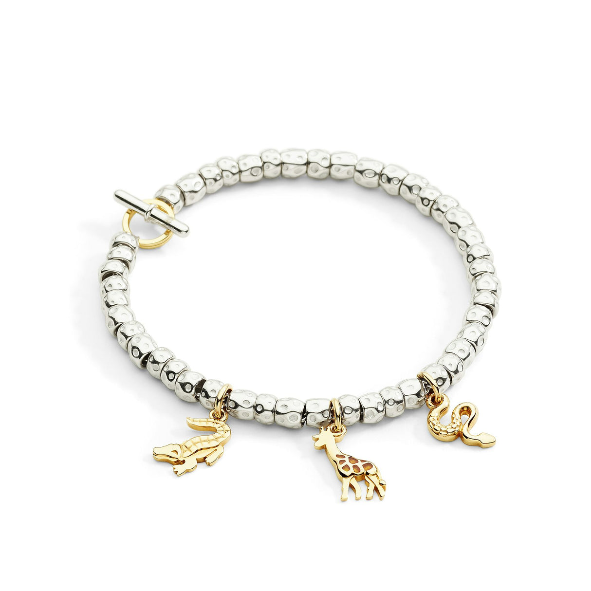 DoDo Giraffe Charm in 9kt Yellow Gold and Enamel