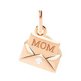 Charm DoDo Lettera Oro Rosa e Diamante