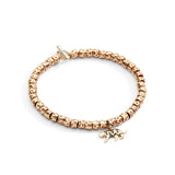 DoDo Tiger Charm in Rose Gold and Black Diamonds