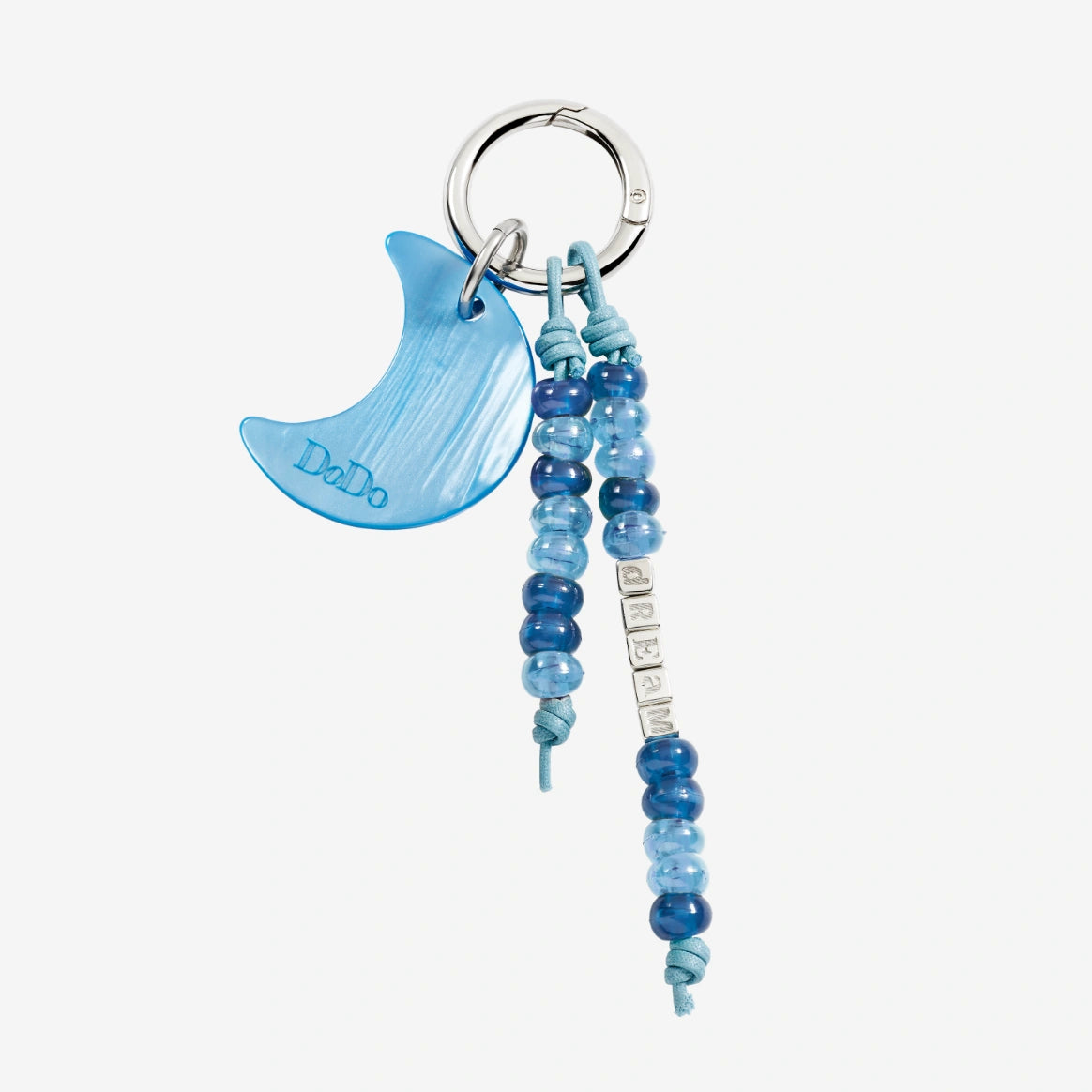 Charm Bag Portachiavi DoDo Luna in Bioresina e Plastica Riciclata