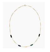 Collana Deco con Pietre Rettangolari