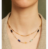 Collana Deco con Pietre Rettangolari