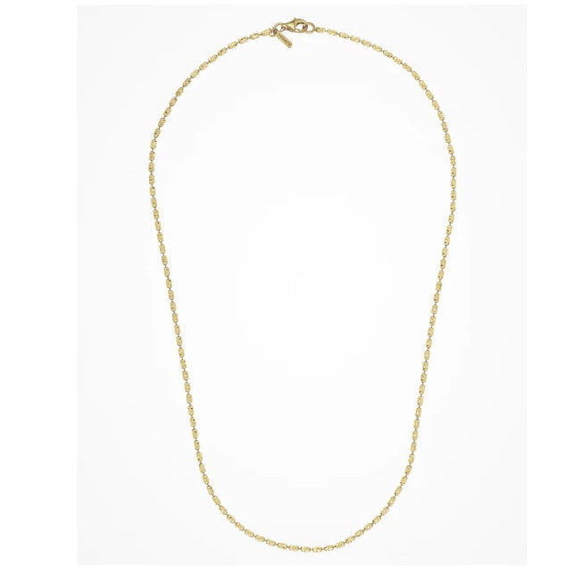 Collana in Argento Dorata Design Typhoon