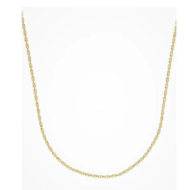 Collana in Argento Dorata Design Typhoon