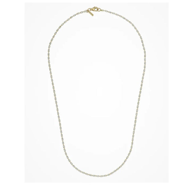 Collana in Argento e Oro Giallo Design Typhoon