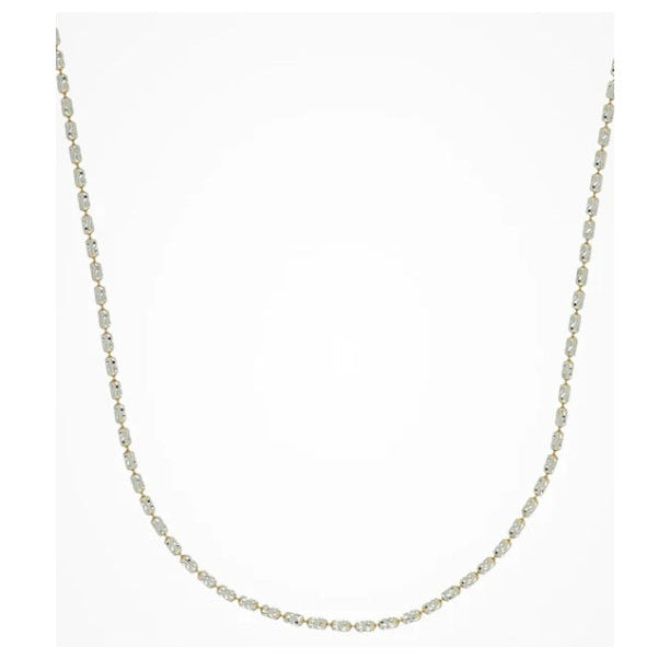 Collana in Argento e Oro Giallo Design Typhoon