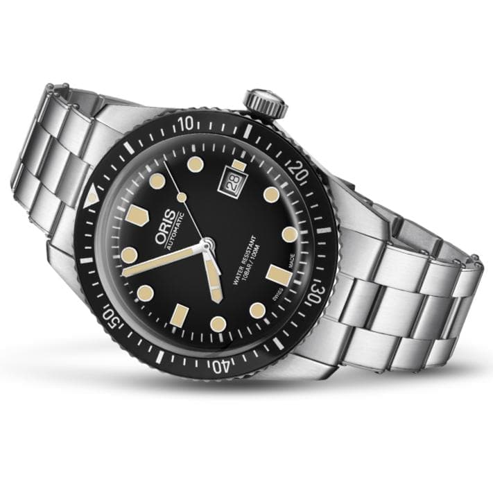 Divers Sixty-Five Black-Orologi-ORIS- [SKU] -Gioielleria Granarelli