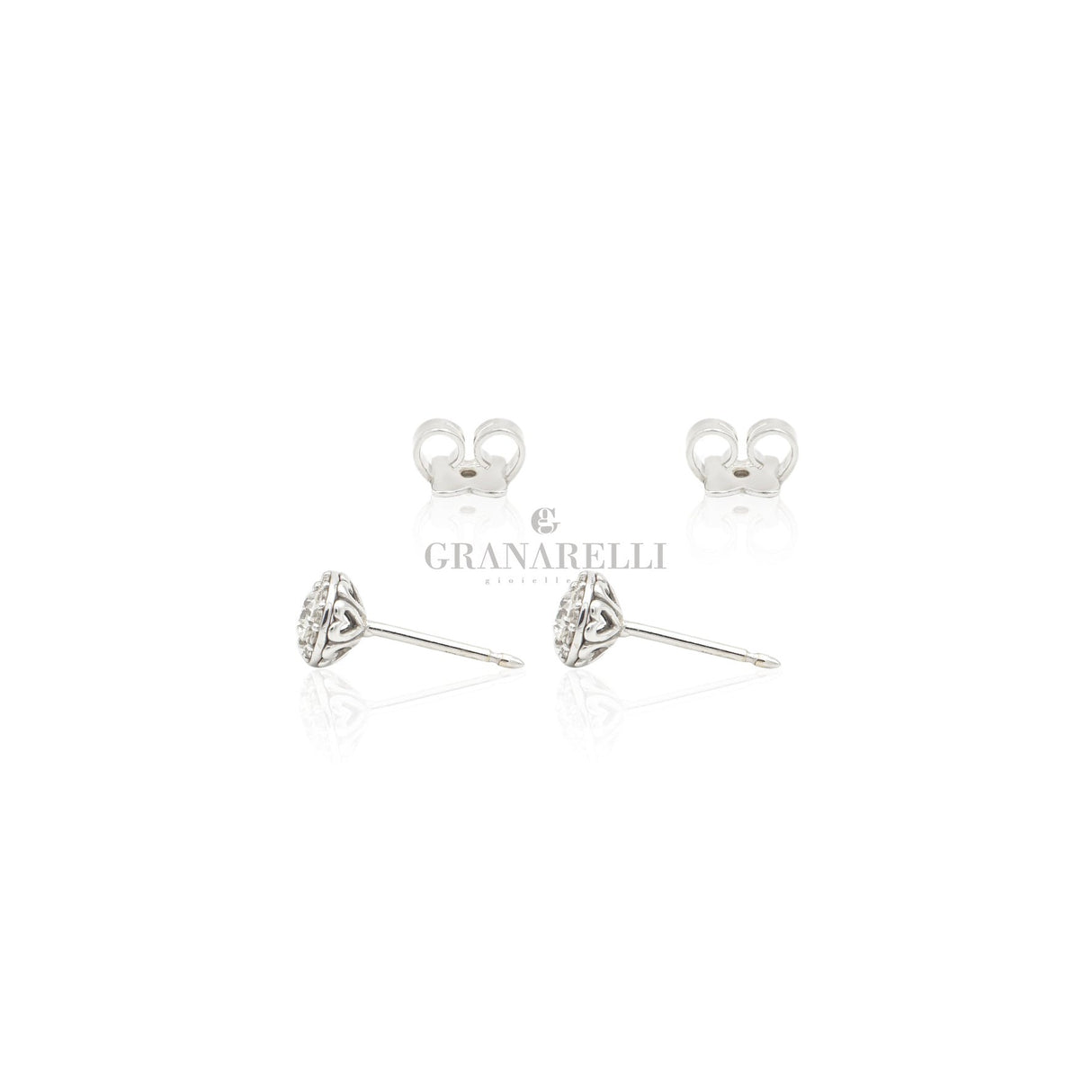 Orecchini Diamanti cerchio-RECARLO-E69SC001/055-Gioielleria Granarelli