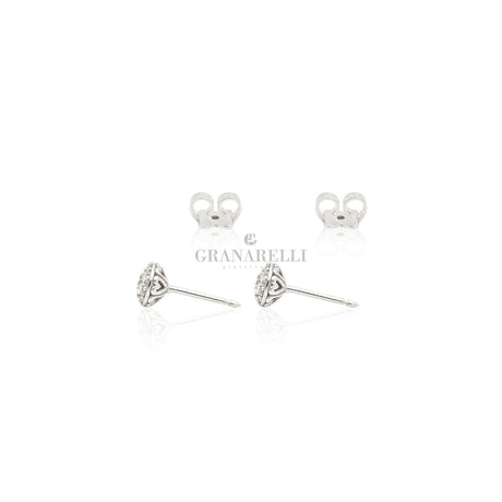 Orecchini Diamanti cerchio-RECARLO-E69SC001/055-Gioielleria Granarelli