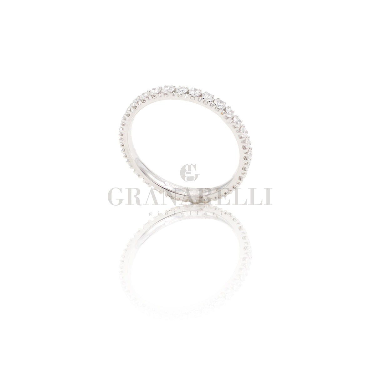 Fedina Girodito Diamanti 1ct in Oro Bianco