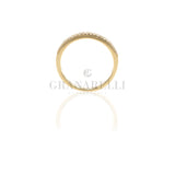 2 -row Fedin ring in yellow gold diamonds