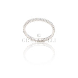Fedina Girodito Diamanti 0,50ct in Oro Bianco