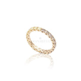Fedina Girodito in oro Rosa con Diamanti Brown e Gialli-Anelli-CRIVELLI- [SKU] -Gioielleria Granarelli