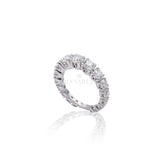 Fedina Scalata Oro Bianco e Diamanti Bianchi 1.63ct