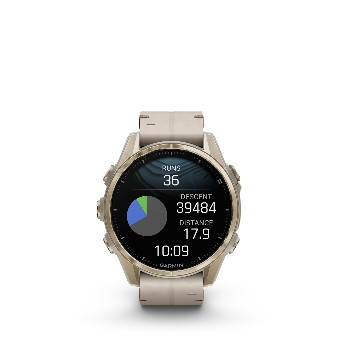 fēnix® 8 - 43 mm, AMOLED Soft Gold-Orologi-GARMIN-Gioielleria Granarelli