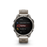 fēnix® 8 - 47 mm, AMOLED Bracciale Titanio-Orologi-GARMIN-Gioielleria Granarelli